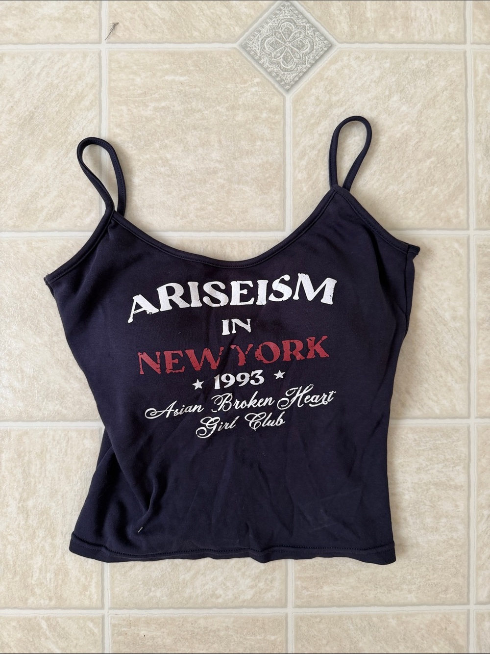 Navy Bra Top